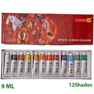 Camel / Camlin Artists Acrylic Color 9ML Tube 12 Shades