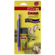 Camlin Colour Pen Pencil with Lead Tube (Multicolour)