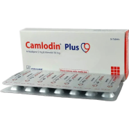Camlodin Plus 5 mg, 50 mg Tablet 14's Strip image
