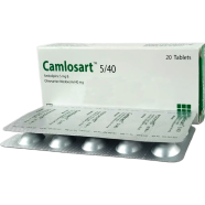 Camlosart 5 mg, 40 mg Tablet 10's Strip image