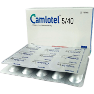Camlotel 5 40 mg Tablet 10's Strip image