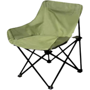 Portable Foldable Camping Chair (Forest Green) image