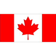 Canada Flag FIFA World Cup 2026 Printed Polyester Fabric image