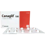 Canaglif 100 mg Tablet 10's Strip image