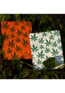 Cannabis Series Orange Leaf and White Leaf Notebook (SN20201125) 2-Pack image