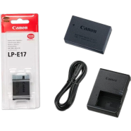 Canon LP-E17 Battery and Charger With Free Power Cable Combo Pack For Canon 750d/200d/800d/77d and More image