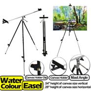 Canvas Or Board Stand,Art Alternatives Folding Norcross 5 feet height Metal Tripod Easel for Artists - Water Color icon
