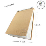 Canvas Pad A5- (5 x 7.5 inche) image