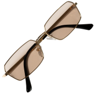 CapOn Retro Unisex Sunglass-PEACH image