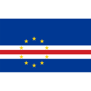 Cape Verde Flag FIFA World Cup 2026 Printed Polyester Fabric image