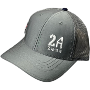 Capon 2A Zone Trucker Hat Gray Mesh Cap image
