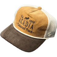 Capon Acadia National Park Baseball Hat Brown And Tan Cap image