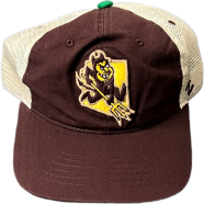 Capon Arizona State Sun Devils Baseball Maroon And Gold Cap image