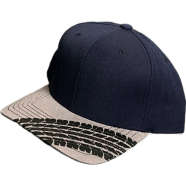 Capon Baseball Navy With Gray Tire Tread Brim Cap image