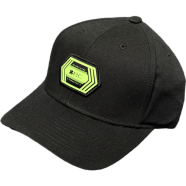 Capon Black Clover Outer Rim Golf Neon Hex Cap image