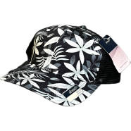 Capon Black Tropical Floral Trucker Cap image