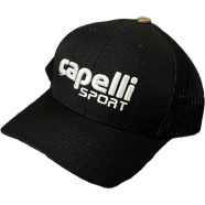 Capon Capelli Sport Mesh Back Trucker Hat Gray And Black image