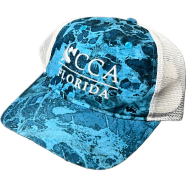 Capon Cca Florida Trucker Hat Blue Water Camo Mesh Cap image