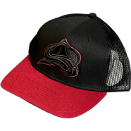 Capon Colorado Avalanche Legendary Black A Frame Trucker Cap image