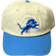 Capon Detroit Lions Two Tone Cream And Blue Cap image