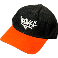 Capon Dgk Graffiti Logo Two Tone Black And Maroon Cap image