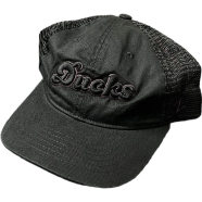 Capon Ducks Blackout Baseball Hat All Black Design image