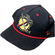 Capon Florida Panthers Retro Logo Hat Navy And Red Cap image