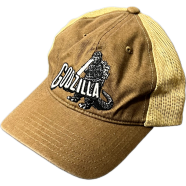 Capon Godzilla Baseball Brown And Tan Cap image