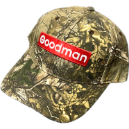 Capon Goodman Camo Woodland Camo With Red Patch Cap image