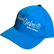 Capon Heimatliebe Baseball Electric Blue With White Script Cap image