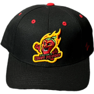 Capon Hot Peppers Black And Red Mascot Cap image