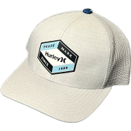 Capon Hurley Hexagon Patch Trucker Light Grey Cap image