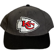 Capon Kansas City Chiefs Black Adjustable Cap image