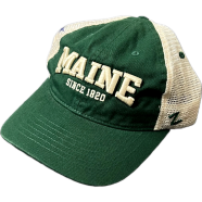 Capon Maine Baseball Green And White Cap image