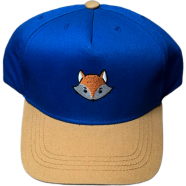 Capon Maison Kitsune Lapis Fox Two Tone Baseball Cap Age 6-18 Years image