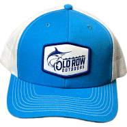 Capon Old Row Outdoors Trucker Blue And White Mesh Cap image