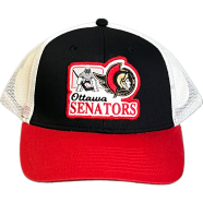 Capon Ottawa Senators 9Forty A Frame Trucker Cap image