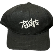 Capon Posse Script Logo Hat Black Cap image