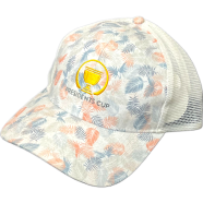 Capon Presidents Cup Tropical Mesh Back Trucker Hat White And Pastel image