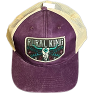 Capon Rural King Owl Patch Trucker Cap image