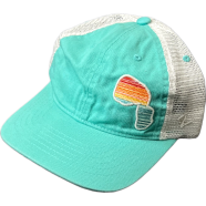 Capon Teal Sunset Paddle Baseball Cap image