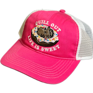 Capon Teenage Pink Chill Out Life Is Sweet Trucker Hat (Kids Cap Age 6 18) Years image