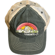 Capon Teenage Yosemite, CA Mesh Trucker Cap ( Kids Cap Age 6-18 ) Years image