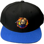 Capon Universal Chucky Baseball Adult Snapback Hat With Flat Brim Cap image