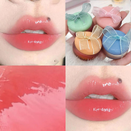 Cappuvini 4-Color Honey Pot Lip Glaze Macaron Mirror Non-Stick, Moisturizing, Plumping Lip Gloss - 1Pc image