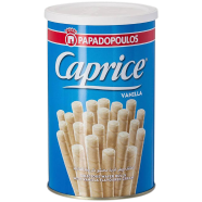 Caprice Wafer Roll With Dark Vanilla Tin 250gm image