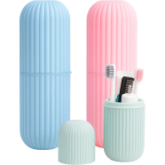 Capsule Shape Travel Toothbrush Toothpaste Case Holder icon