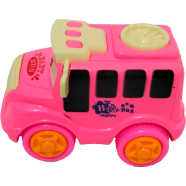 Car Toy Push and Go Cartoon Bus Toy Friction Powered Unbreakable Non-Toxic image