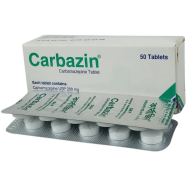 Carbazin 200 mg Tablet 10's Strip icon
