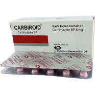 Carbiroid 5 mg Tablet 20's strip image